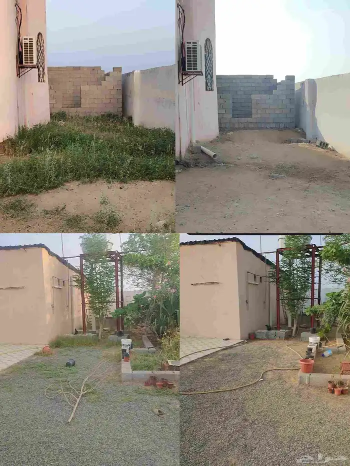 تنظيف حوش 90  اللي يبي تنظيف يتواصل معانا 0