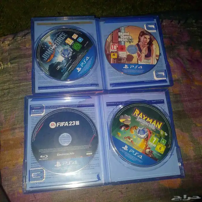 التوصيل فقط عميقه شريطRAYMAN وفيفا 23 لعبه انمي وقراند وخصم 0