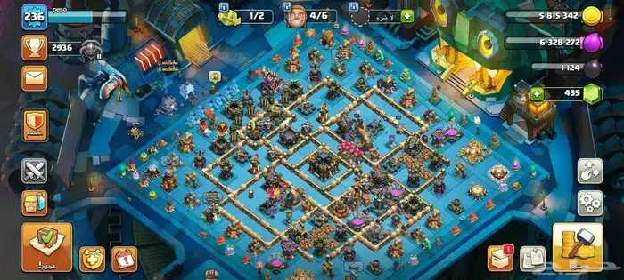 حساب كلاش اوف كلانس تاون 17 بي 460 0