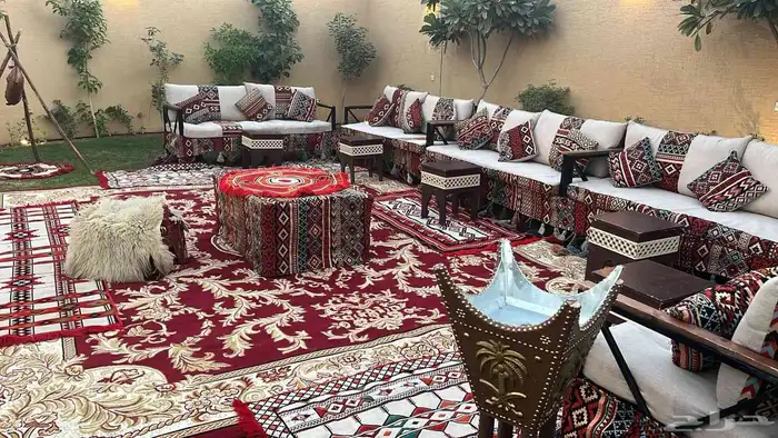 تاجير جلسات شعبية كراسي طاولات سماعات دفايات قهوجين صبابين 4
