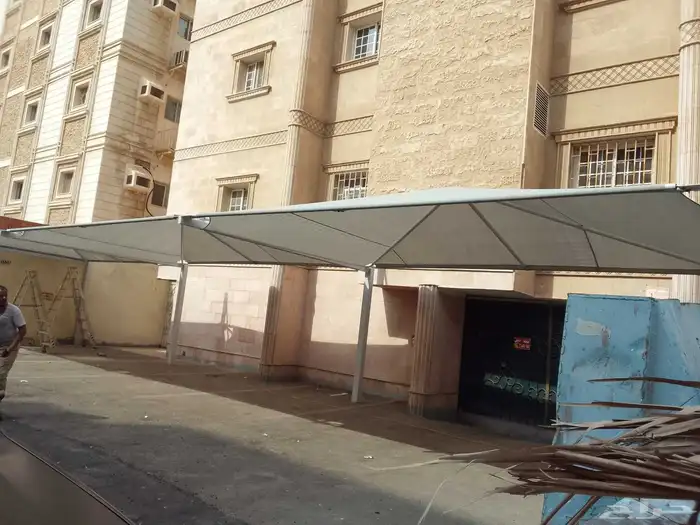 مظلات سيارات جده نقل وفك تغيير قماش تركيب سواتر وبيوت الشعر 7