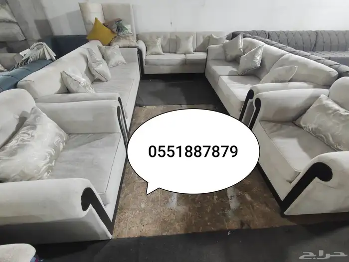 كنب جديد جاهز للبيع بالرياض 5