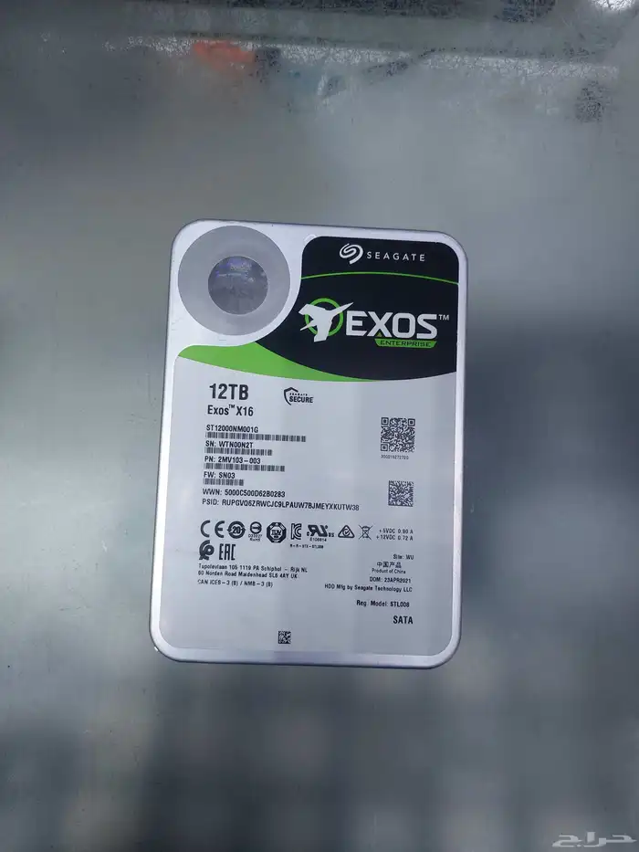 HDD 12TB قرص صلب سعة 12 تيرابايت 0