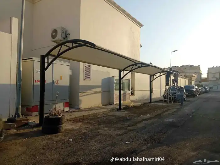 مظلات سيارات جده نقل وفك تغيير قماش تركيب سواتر وبيوت الشعر 0