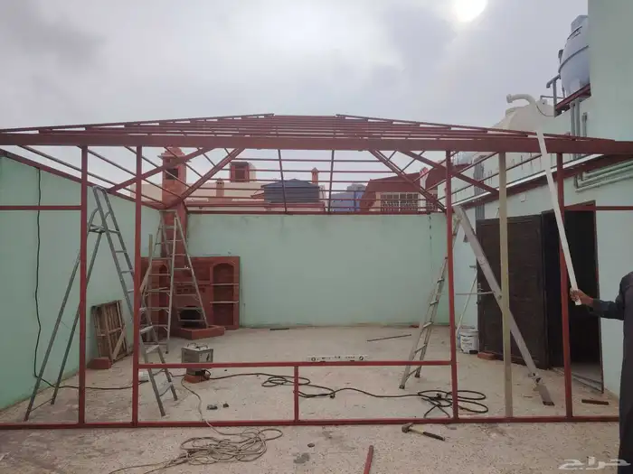 مشب نار قرميد جمالون قماش ملكي مشب نار قرميد جمالون قماش ملك 3