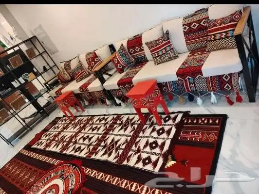 تاجير جلسات ارضية جلسات مرتفعة جلسة شعبية كنب 8