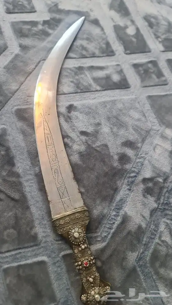 جنبية ذريع فضة قديمة جدا 8