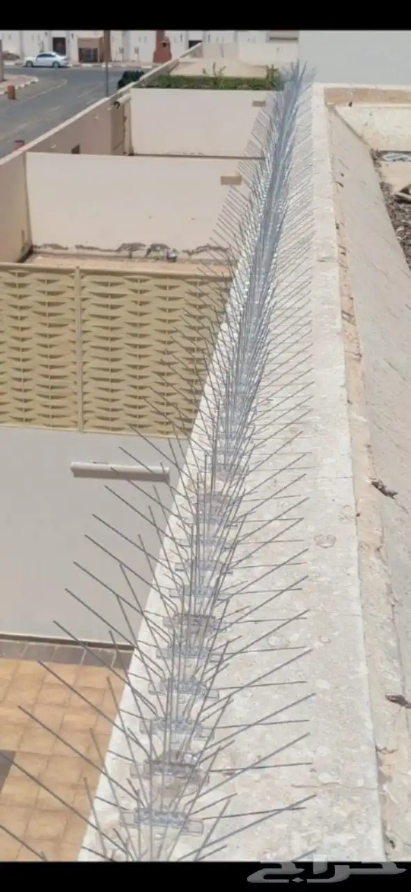 غطاء مكيف شبك شوك حمام شفاط طاردالطيور 5