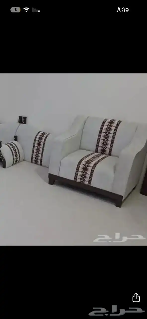 كنب مساند ظهر خشب تفصل 2