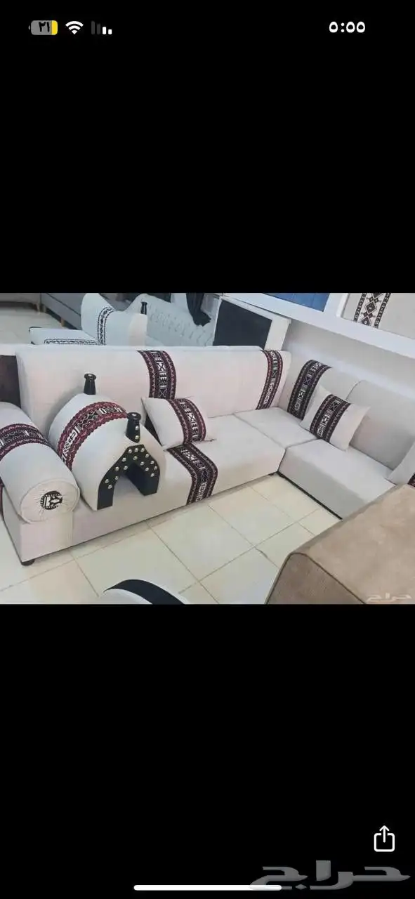 كنب مساند ظهر خشب تفصل 6