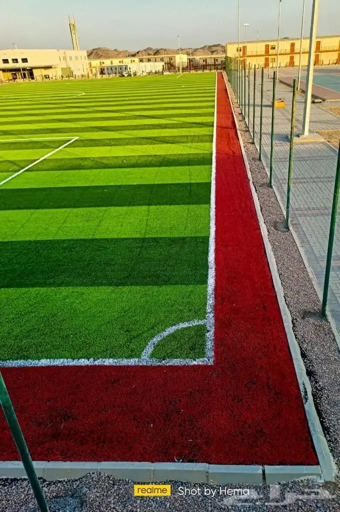 فنون العشب متخصصون في توريد وتركيب ملاعب كره القدم بمواصفات 9