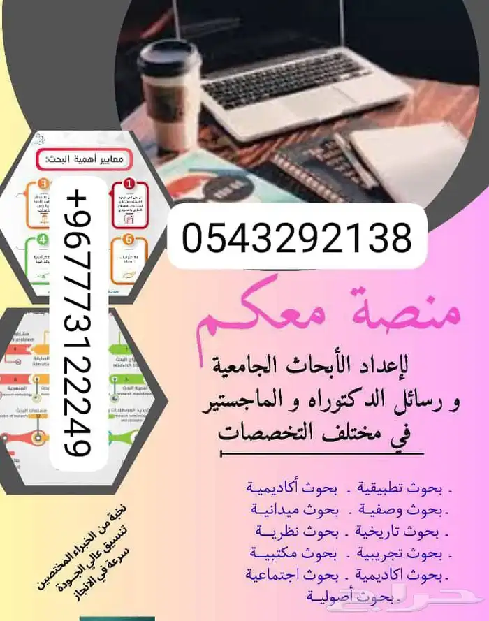 السلام عليكم  حل وتكاليف اعداد بحوث عاديه 1