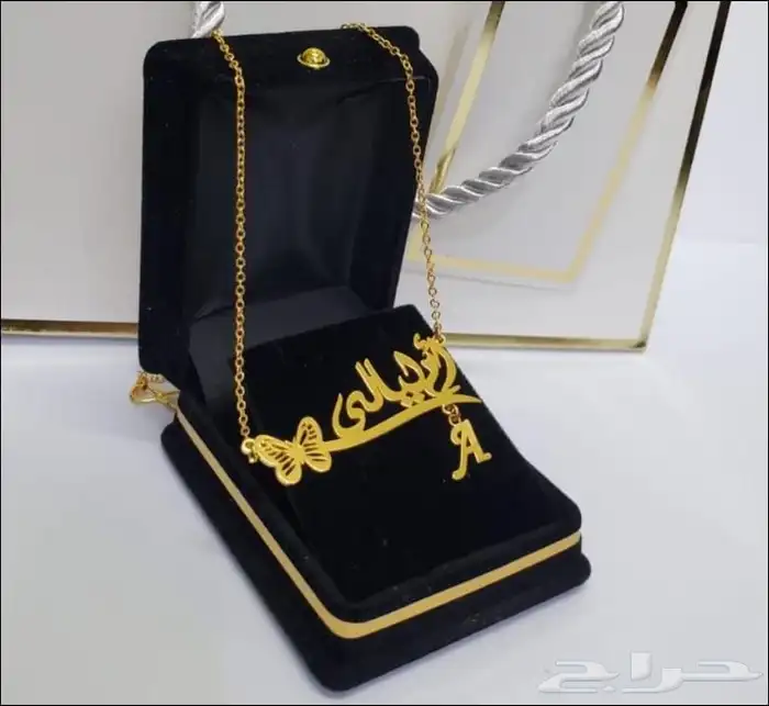 هدايا نسائيه اساور بلاسم سلسل خواتم حلق اذن بلاسم مطلي بذهب 3