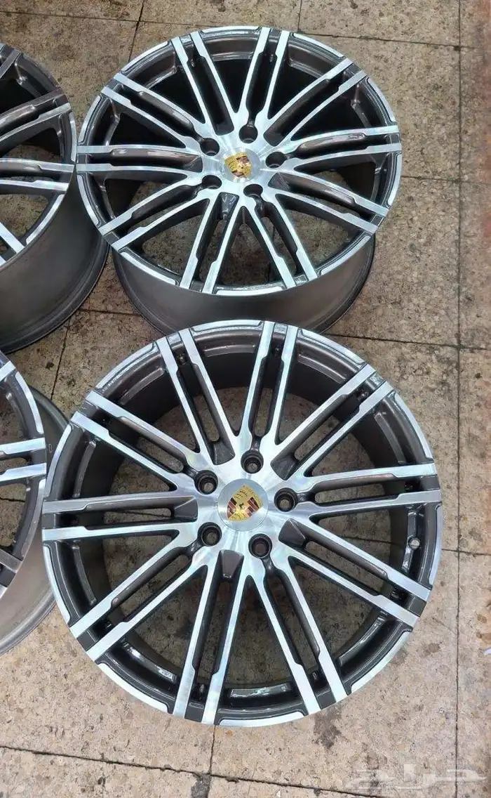 جنوط بورش كايين GTS مقاس 21اصلي وكاله موديل 2017 3