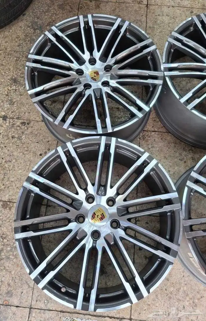 جنوط بورش كايين GTS مقاس 21اصلي وكاله موديل 2017 4
