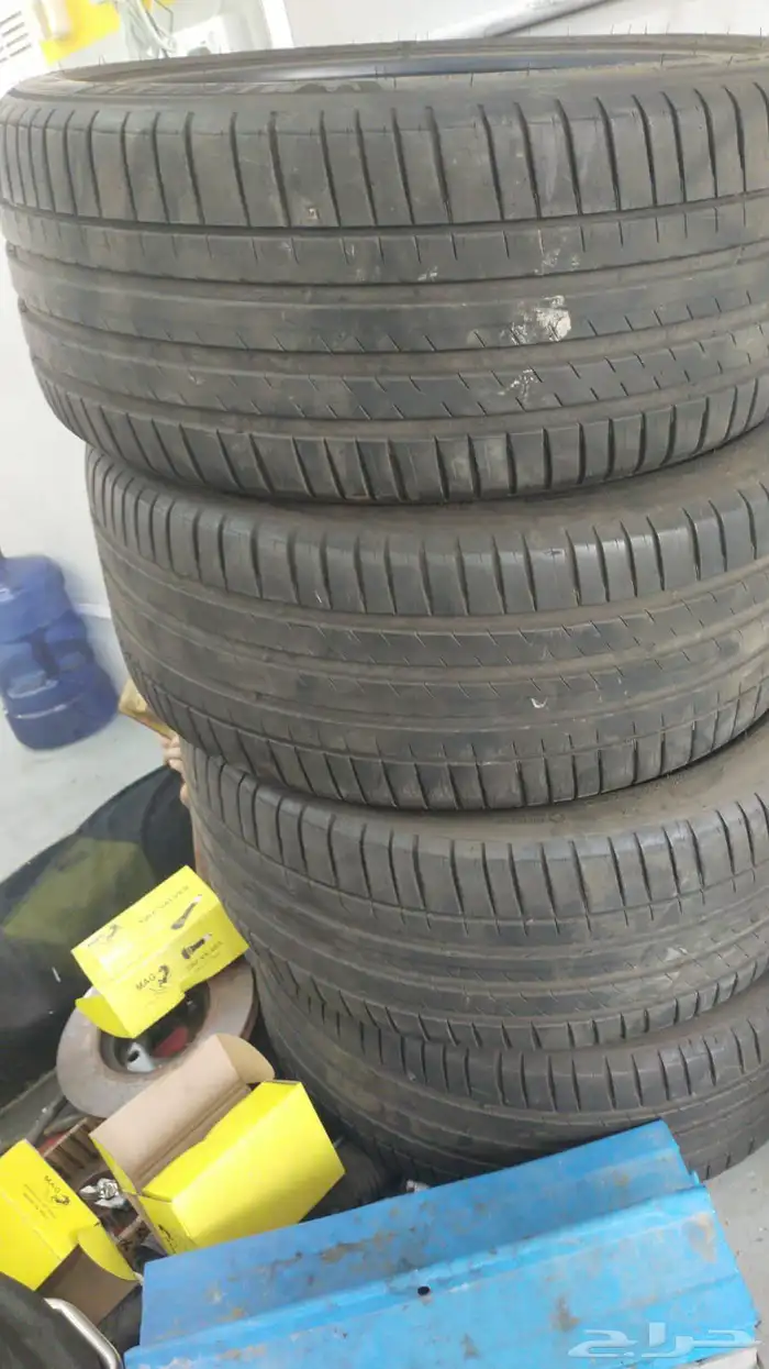 طقم كفرات ميشلان منزل مقاس 22 40 265 تاريخ 2023 2