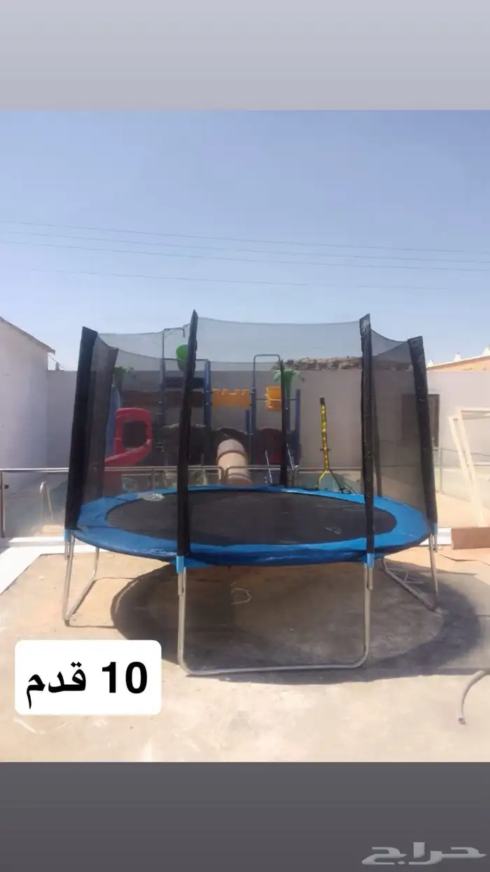 نطاطات ترامبولين مراجيح وزحاليق للأطفال صحن دوار هزازات 1