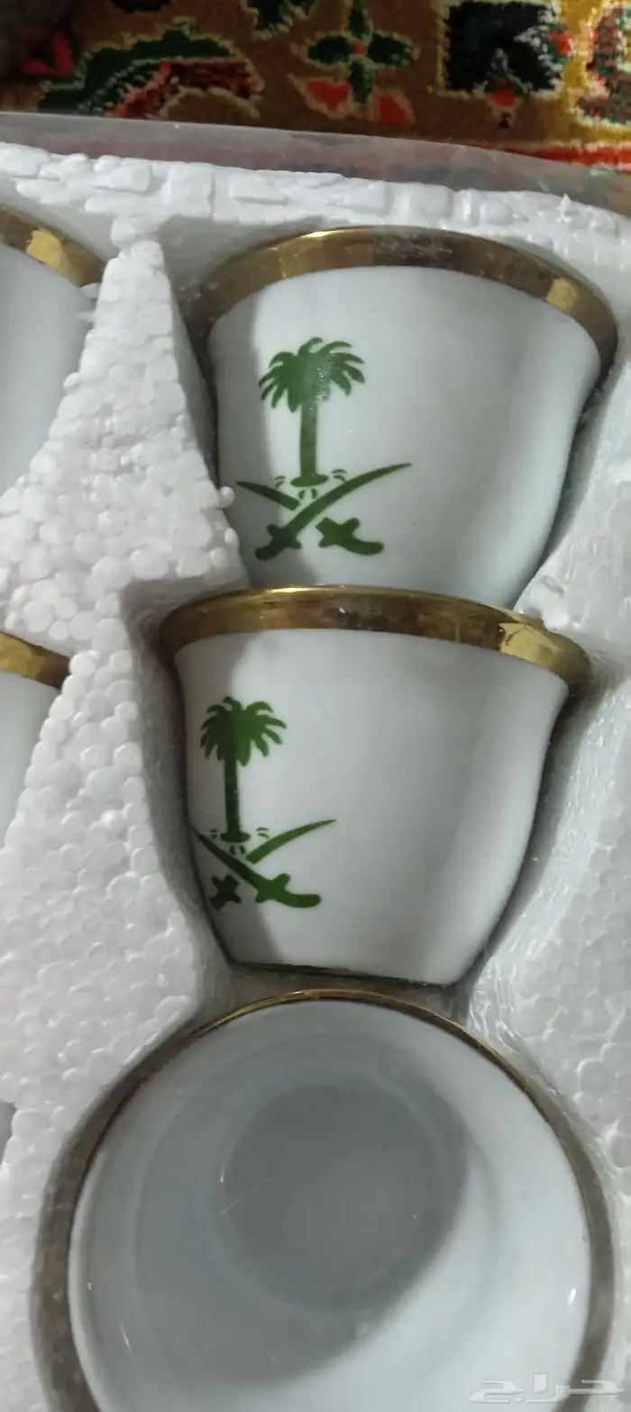 طقم اباريق كوريه وفناجيل نخله وسيفين 26