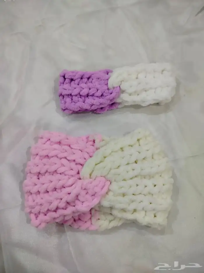 ربطاط شعر أنيقة متعددة الألوان بخيوط البافي 1