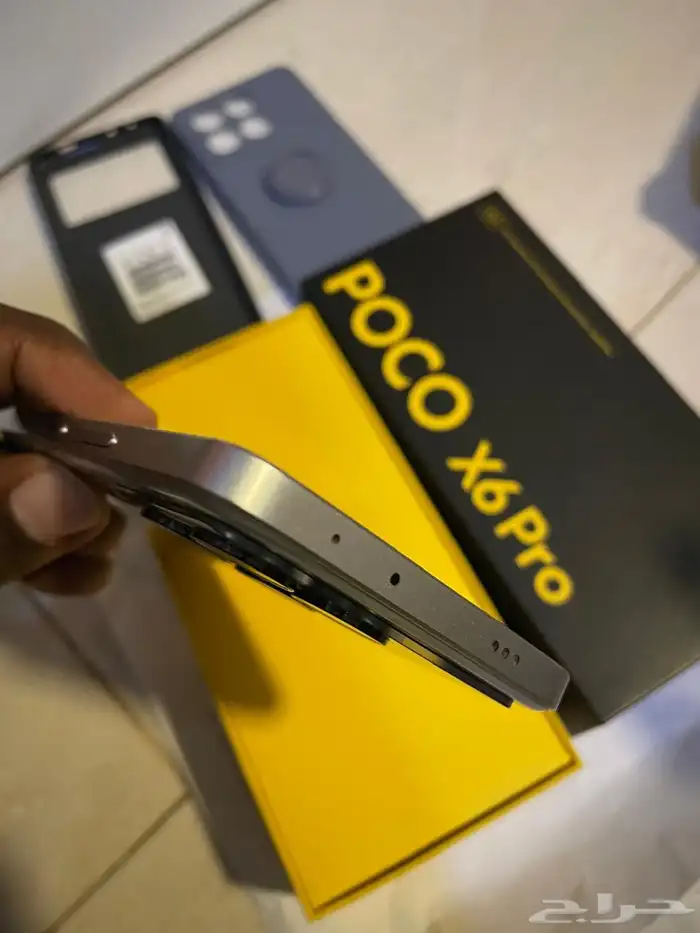 جوال شاومي poco x6 pro رام12 ذاكرة 512 4