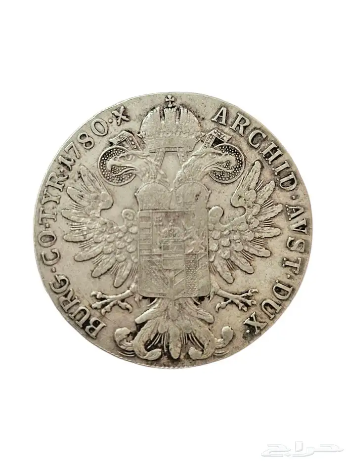الريال الفرنسي المشهور والمعروف والمتداول قديما عام 1780م 1