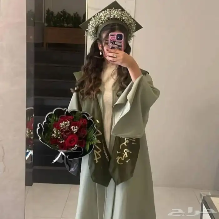 تفصيل عبايات تخرج 2025 بتطريز الاسم حسب الطلب خصم للكميات 8