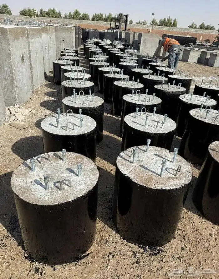 صبيات وحواجز خرسانية 8