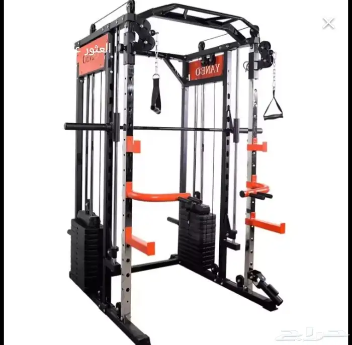 جهاز تمرين متكامل 10 في واحد سمث وكيبل الأثقال smith machine 3