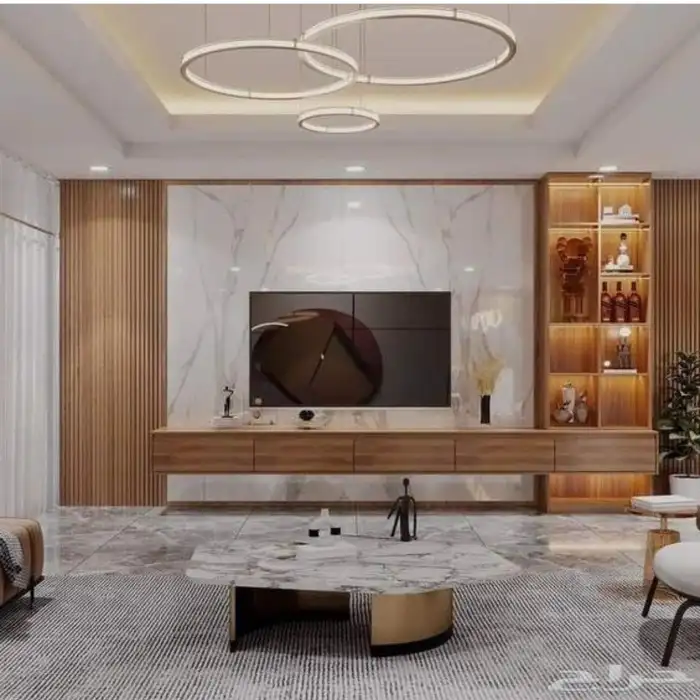 ديكور شاشه فاخر من الاخر 1