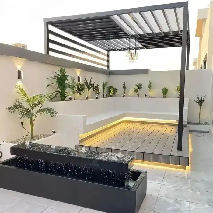 تنسيق حدائق منزليه 2