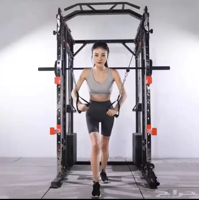 جهاز تمرين متكامل 10 في واحد سمث وكيبل الأثقال smith machine 7
