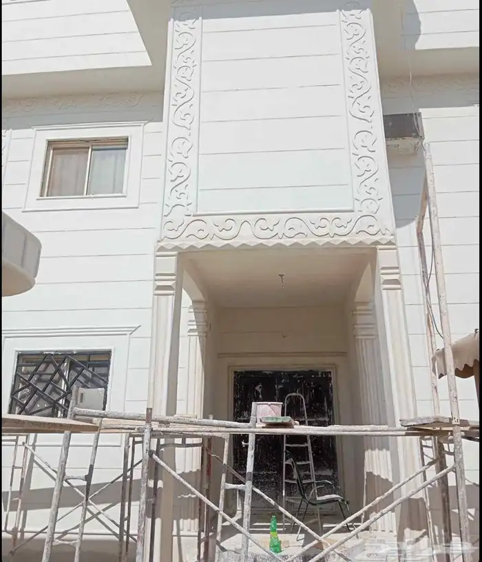 لياسه ملونه بديل الحجر بطحاء الرياض كسر رخام ديكورات خارجيه 4