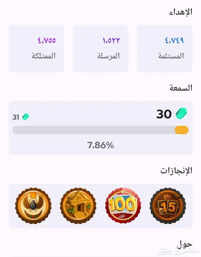 ولف لفل 30 عضوية سباعية مميزة 0