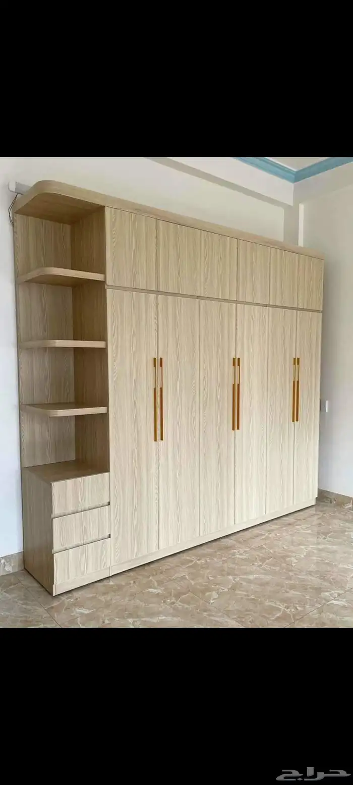 تفصيل دواليب خشب حديثه وعصرية 5