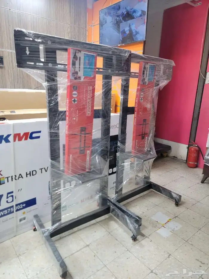 شاشة الترا سمارت 4k بدون احدث شاشة تلفزيون توصيل تركيب فوري 6