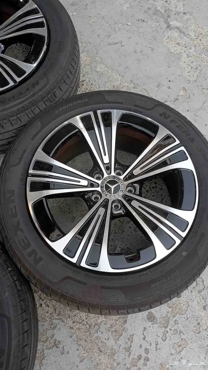 جنوط مرسديس اصلي وكاله مقاس 18 1