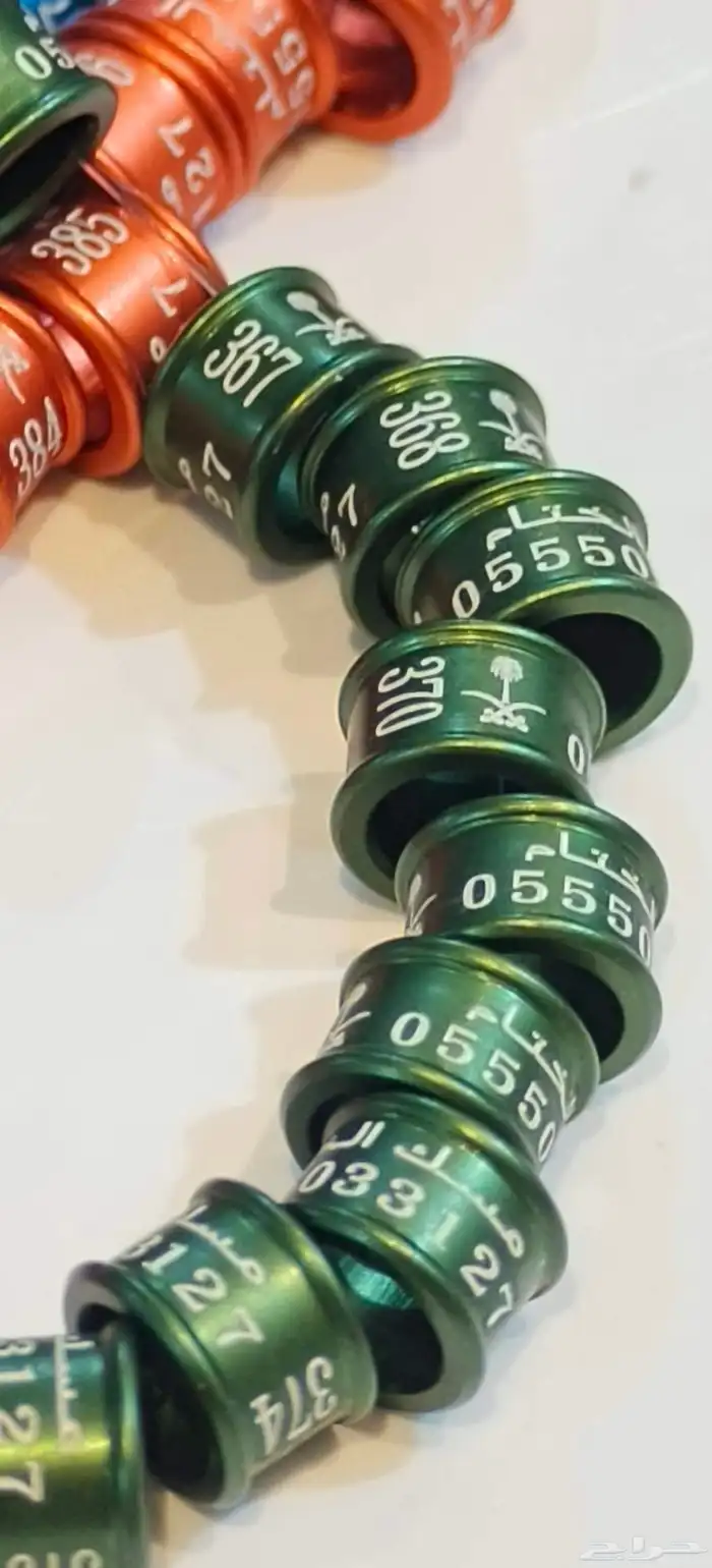 حجول اساور فتخه دبل فتخات حجل للطيور 16