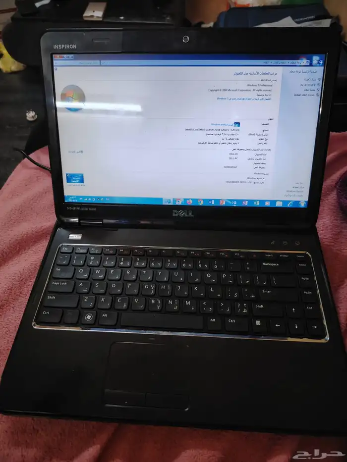 لاب توب ديل بدون بطاريه ب250 ووبالبطارية ب300 جهاز نظيف ما ف 0