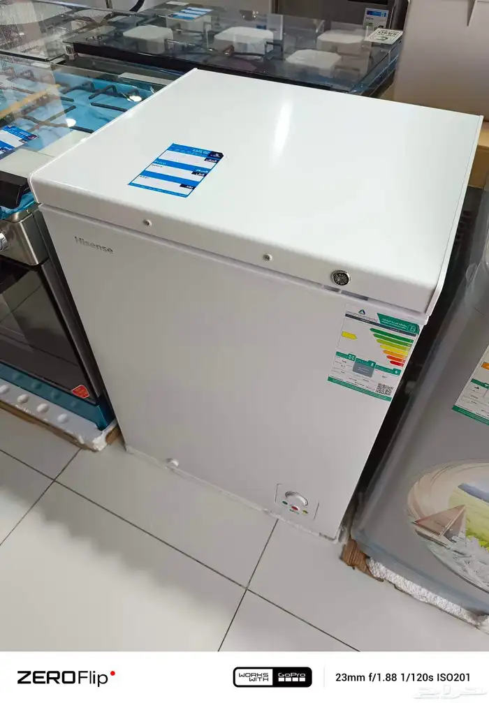 فريزر مسطح هايسنس 144 لتر 0