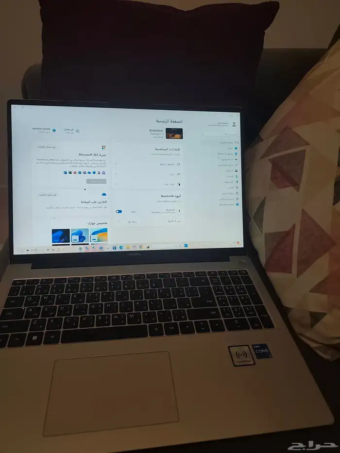 لابتوب هواوي D16 للبيع نظيف جدا استخدام خفيف 3