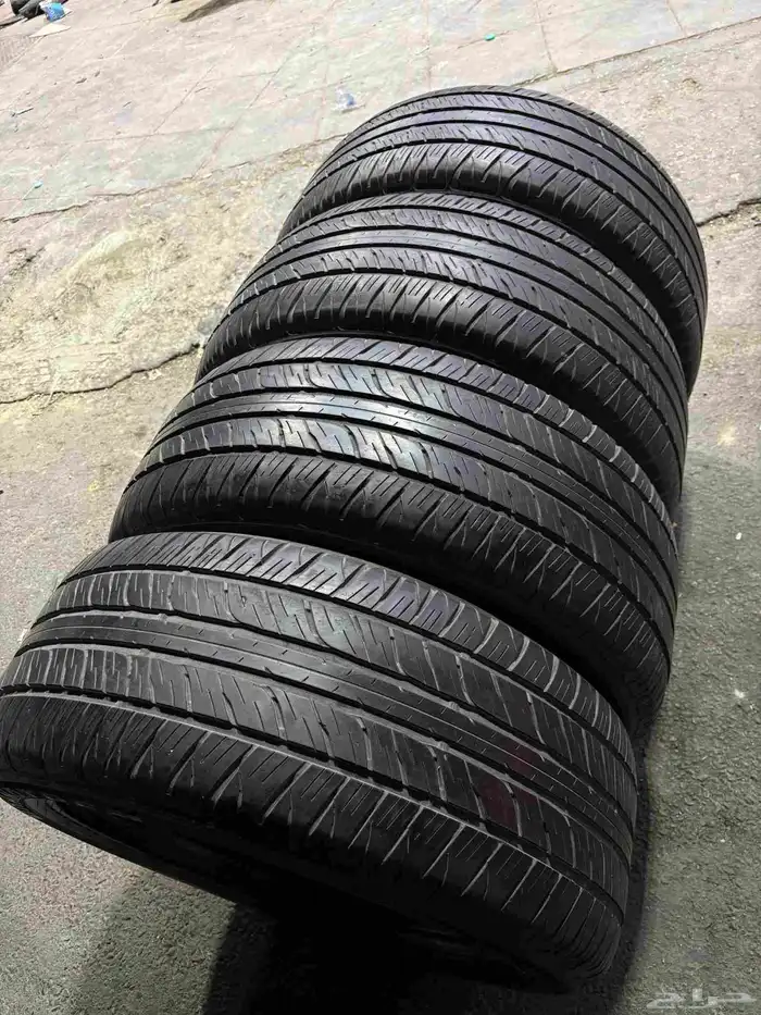 نعرض لكم كفرات دنلوب ياباني شد بلد مضمون علا الشرط 285 50 20 4