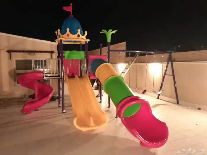 العاب خارجيةللحدائق ومنازل زحاليق مراجيح مقاوم للحرارة شمس 9