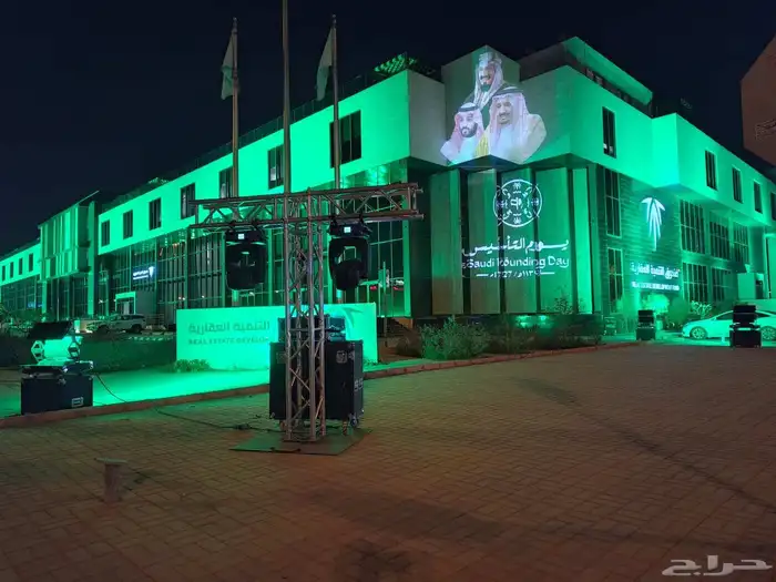 تنظيم حفلات وفتتحات تاجير شاشات مسارح خسب استيج المنيوم شرا 4