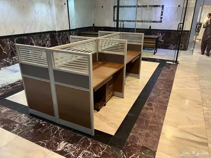 جديد طقم مكتب مدير مكاتب اداريه طاولة اجتماع كراسي متوفر 10