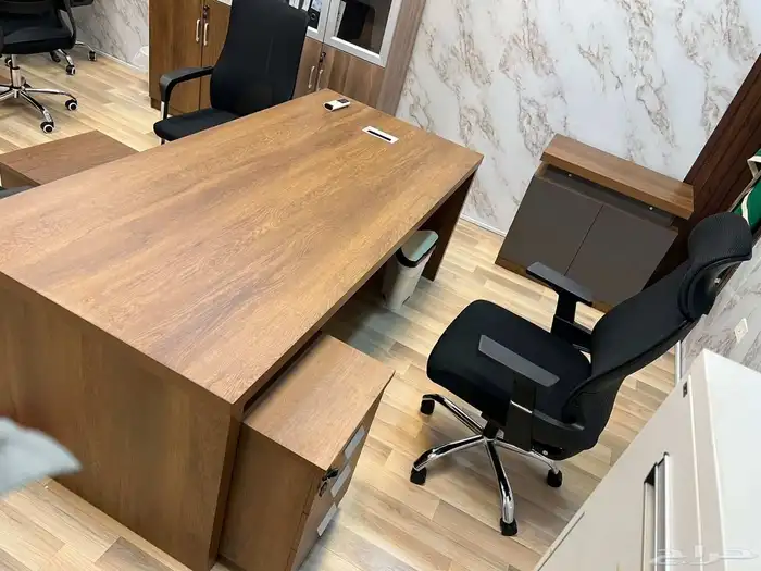 جديد طقم مكتب مدير مكاتب اداريه طاولة اجتماع كراسي متوفر 8
