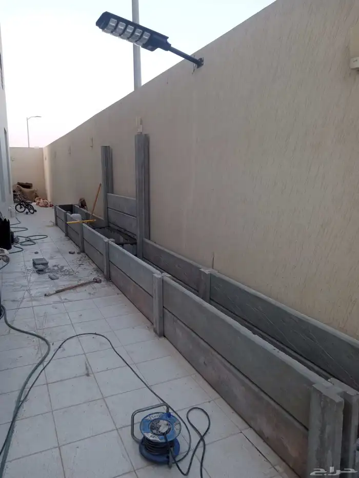 احواض زرع اسمنتية تركيب 2