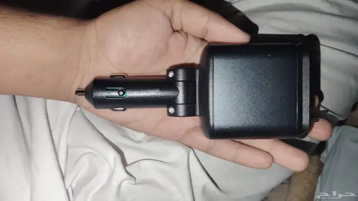 شاحن ولاعه للسيارات بسلك طويل يجي ايفون وتايب سي 5