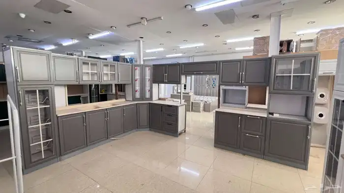 مطابخ جاهزه 6متر و7 متر صاج دبل مع الرخام صناعي 0