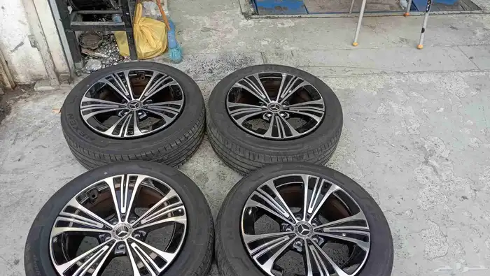 جنوط مرسديس اصلي وكاله مقاس 18 4