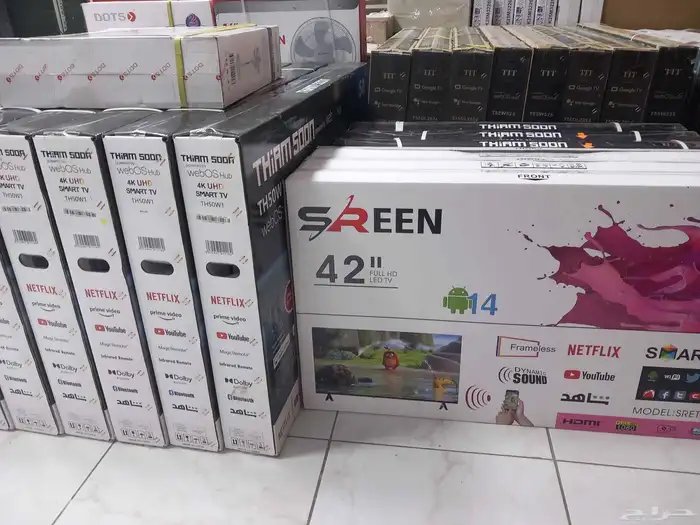 بأقل الأسعار شاشات تلفزيون سمارت ذكية متوفرة بالتوصيل 4k 19